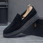 Fashion Platform Men Loafers Comfortable Mens Casual Shoes Lightweight Slip on Walking Sneakers Breathable Flats Driving Shoes