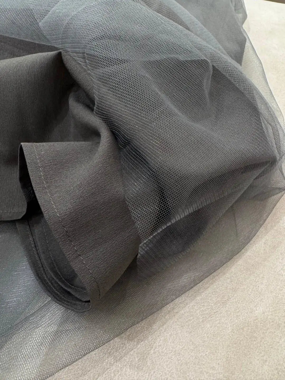 Fashionable versatile elegant women's mid length skirt