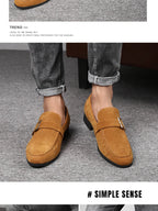 Mens Fashion Black Leather Shoes Autumn British Style Formal Business Footwear Low Top Commute Style Dress Shoes For Suits