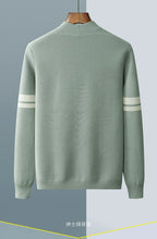 Autumn And Winter New Casual Wool Knit Cardigan Men's Fashion V-Neck Solid Color Shirt Loose Sweater Coat
