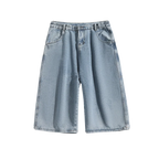 jeans Pants men Summer Short Jeans Big-pockets Breeches Hip Hop Streetwear Baggy Denim Shorts Casual Wide-leg Capris Pants