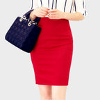 Ladies Casual Simplicity Elegant Trend New Style Summer High Waisted Hip Hugging Skirt Black Short Skirt Fashion Trend