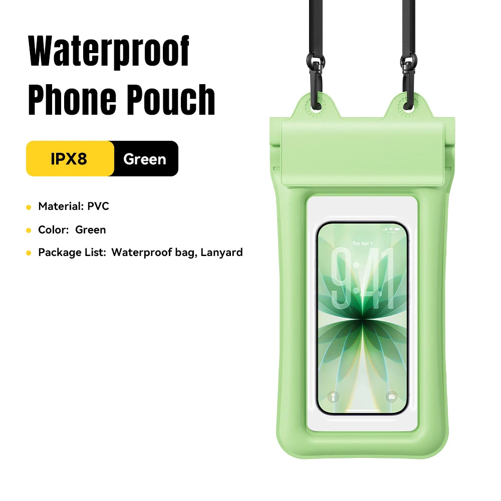 Essager Waterproof Phone Case Swimming Bag IPX8 Floating Bag Protect Pouch Cover For Phone Water Sports For iPhone Huawei Xiaomi