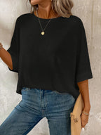 Plus Size Women's Oversized Casual T-Shirt Loose Fit Comfortable Everyday Top