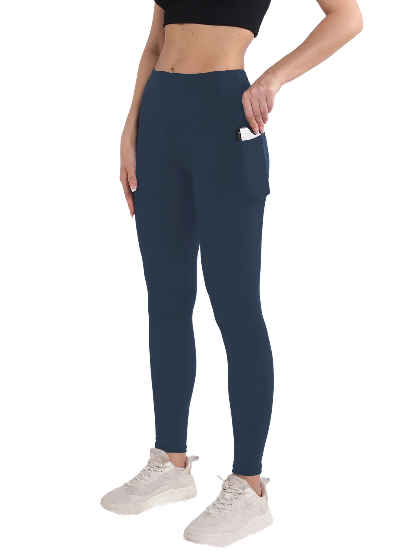 High Waist Plush Leggings Warm Leopard Print Yoga Pants Milk Silk Bare-Feel Leggings for Spring/Autumn