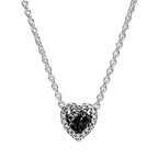 925 sterling silver heart-shaped ring necklace earrings sparkling luxury crystal women's jewelry set holiday surprise gift