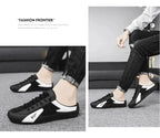 Summer Slippers for Men Trendy Men's Flat Bottom Casual Shoes Soft Sole Support Shoes Men's Sneakers