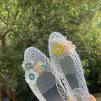 Fashion Crystal Shoes Decorations Advanced Dead Flower Pearl Bow Sequin Shoe Charms Set DlY Detachable Shoes Chic Vacation Shoes