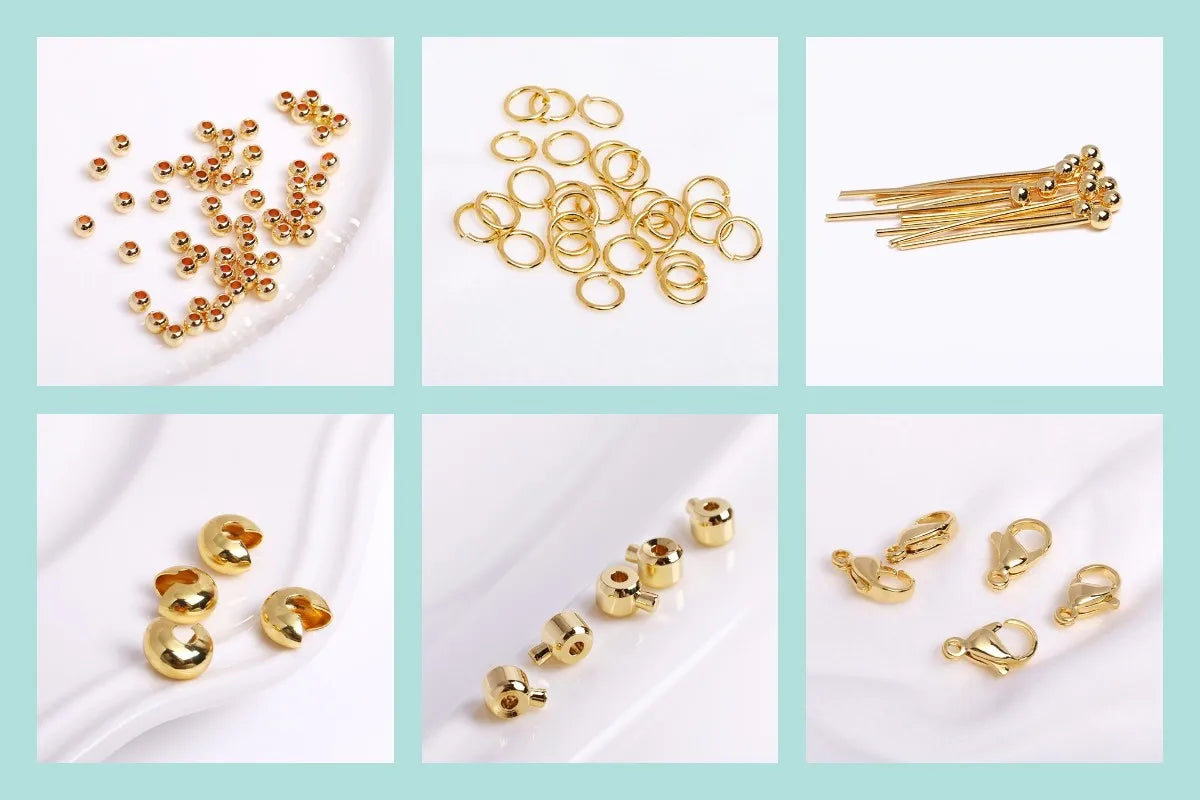 1 Pcs 18K Gold Plated Magnetic Lock For Bracelet Connectors Accessories,Magnetic Fasteners Clasp For DIY Jewelry Making Supplies
