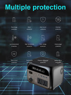 2400W 1800W 500W Portable Power Station Outdoor UPS Function Pure Sine Wave Lifepo4 Batteries 220V портативная эле