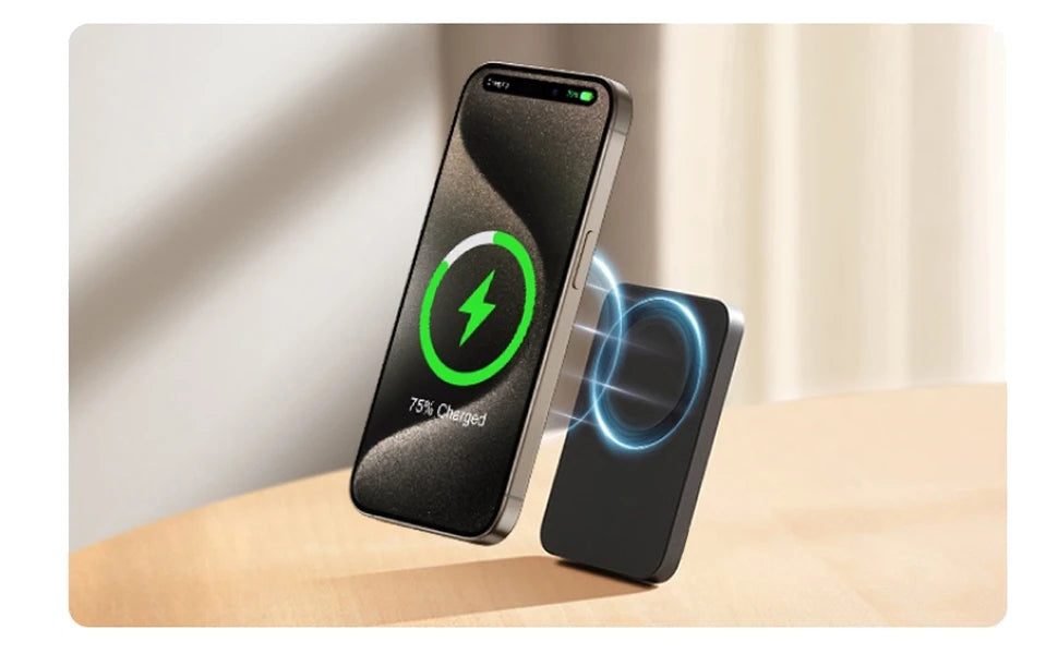 Portable Mini Powerbank Magnetic Wireless Power Bank 5000mAh PD20W Spare Battery Charger for MagSafe IPhone Samsung Xiaomi