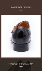 Male Genuine Leather Social Shoe Oxford Elegant Man Dress Shoes Hand Lace-up Pointed Party Wedding Shoes Black Coffee Shoes