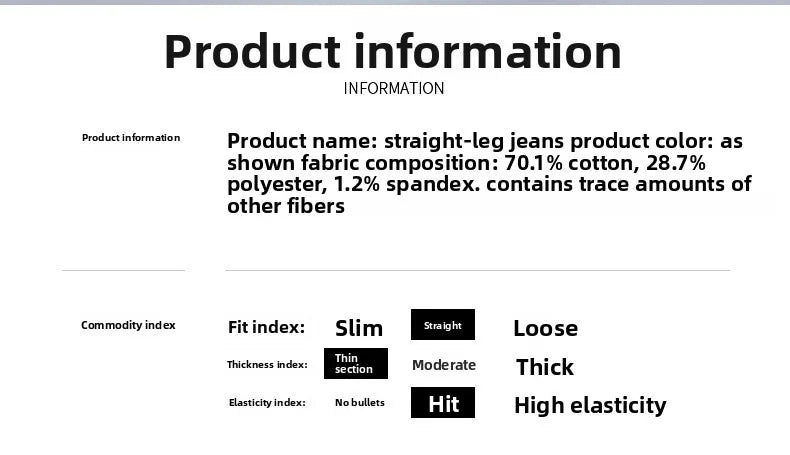 2026 Brand Best Price Comfort Straight Denim Pants Men's Jeans Business Casual Elastic Male High Quality Trousers