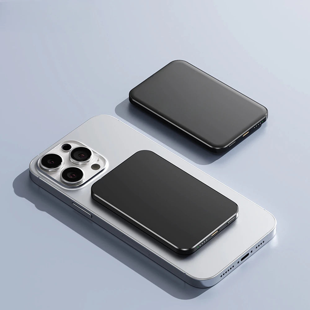Portable Mini Powerbank Magnetic Wireless Power Bank 5000mAh PD20W Spare Battery Charger for MagSafe IPhone Samsung Xiaomi
