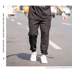 Mens Joggers Pants Summer Streetwear Oversized Black Loose Fit Casual Trousers Plus Size Elastic Waist Baggy Sweatpants Male
