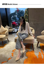 Beige Pointed Toe Kitten Heel Pumps Slip On Dress Shoes Comfortable Non Slip For Business Office Wedding Party Daily Wear  New