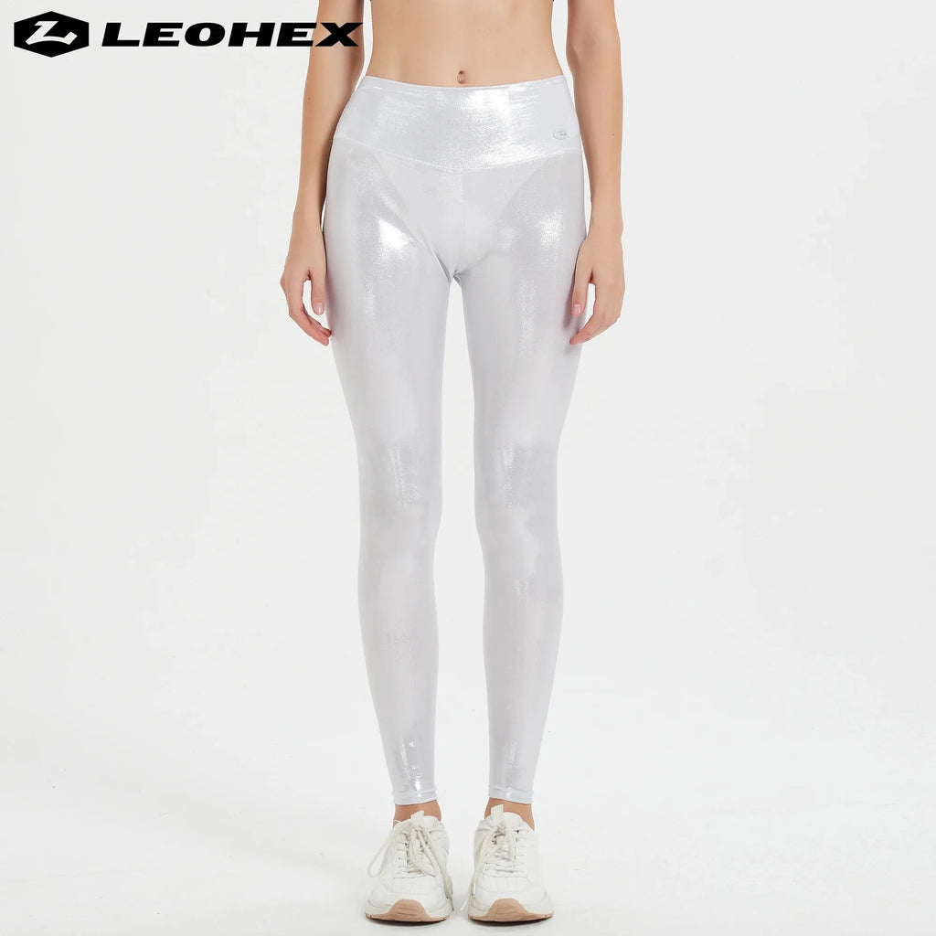 LEOHEX High Waist Yoga Leggings for Women, Breathable Fitness Running Pants, Workout Gym Sports Trousers