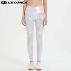 LEOHEX High Waist Yoga Leggings for Women, Breathable Fitness Running Pants, Workout Gym Sports Trousers