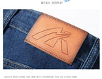 2026 Stretch Men's Fitted Straight Jeans Korean Youthful Vitality Spring Summer Thin Breathable Cotton  Lightweight Trousers