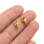 20pcs Stainless Steel Lobster Clasps For Bracelet Necklace,Lobster Clasps With Jump Rings Connectors Clasp DIY Jewelry Findings