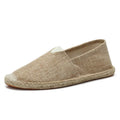 2024 Spring summer Men Canvas Shoes Breathable Men Casual Shoes For Man Slip-On Cheap Hemp Shoes Men Footwear Flats