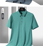 Summer Plus Size 7xl 8xl 9xl Polo Shirt Men Quick Dry Ice Silk Breathable Polo Men's Oversize Business Polo Shirt Brand Clothing