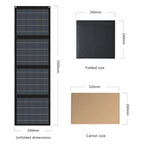 300W Portable Power Station with High quality lithium ion battery, 270Wh Solar Generator for Home & Outdoor Emergencies