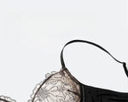 Summer Sexy Hot Ultra Thin Bra Set Women's  Lace Lingerie French Lingerie Underwear Everyday Bra  Unlined Minimizer Push-up Bra