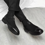 2026 New Men's Soft Leather Shoes Sandals Business British Style Groom Wedding Suit Perforated Breathable Anti-Slip