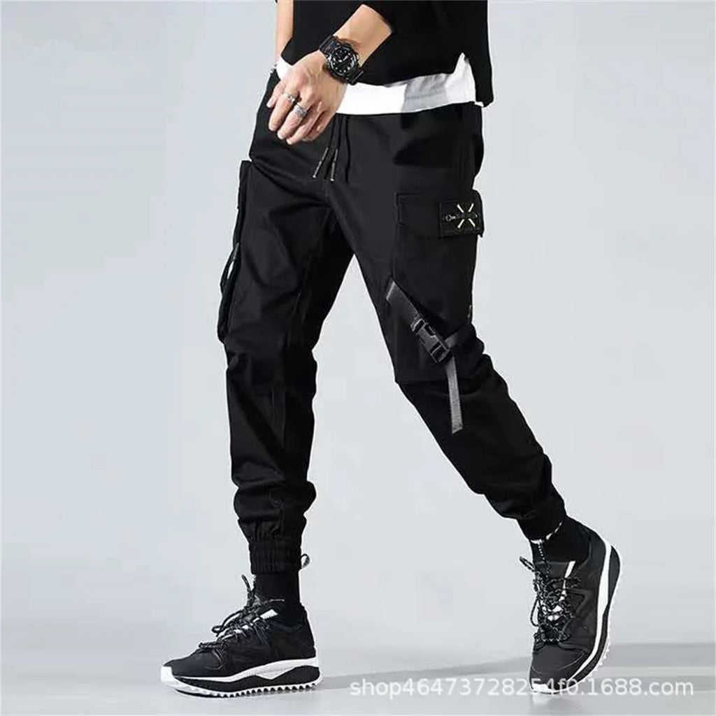 Fashion Multiple Models New Multi Pocket Drawstring Pants Men's Casual Cargo Pants Summer Outdoor Hip Hop Sweatpants Men Women