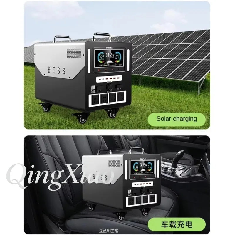 Large Capacity Portable Power Station 220V High Power Outdoor Camping Emergency Backup Power Supply For Home And Travel