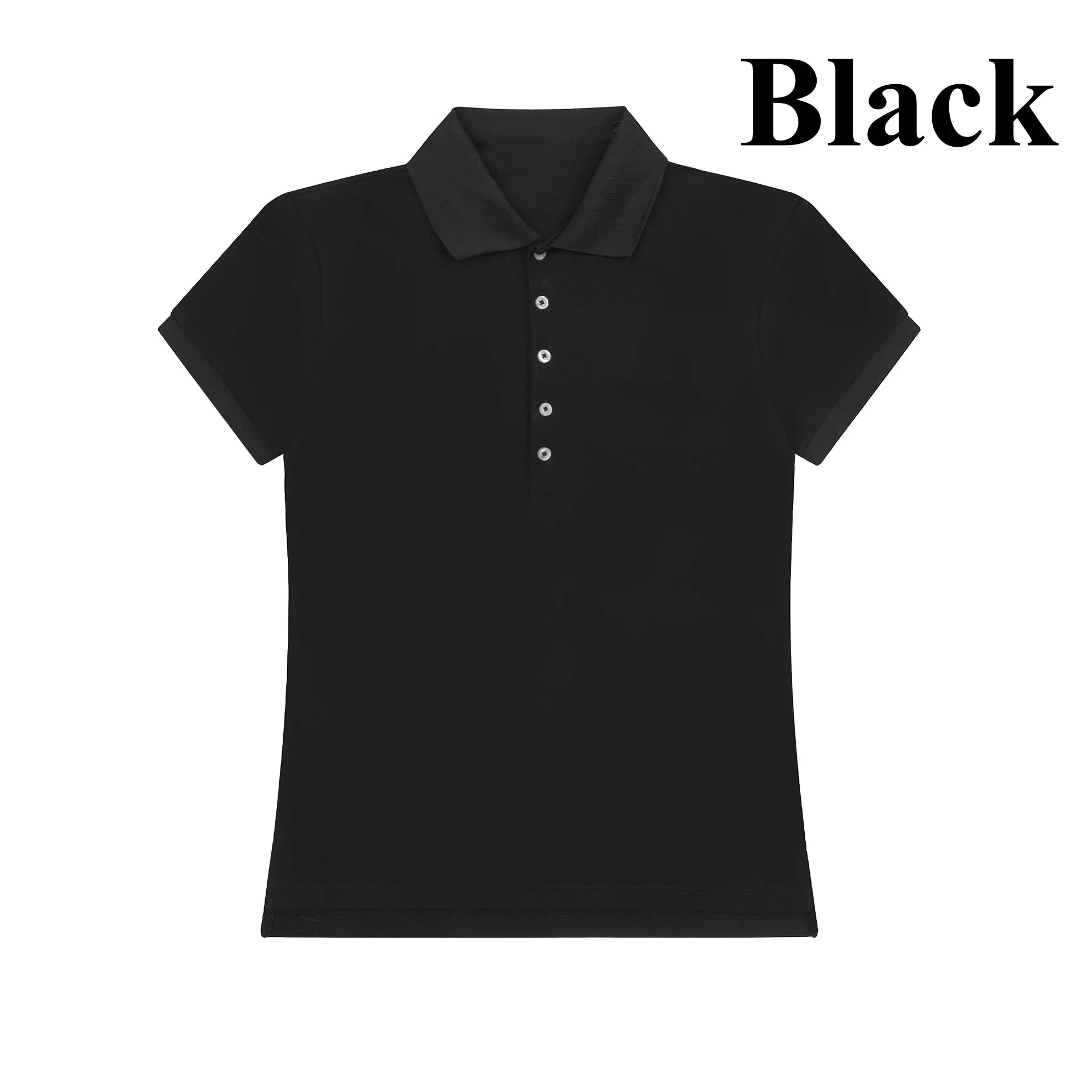 Polo women women's t-shirts and polos old money style Classic Embroidered casual slim fit POLO collar short sleeved shirt