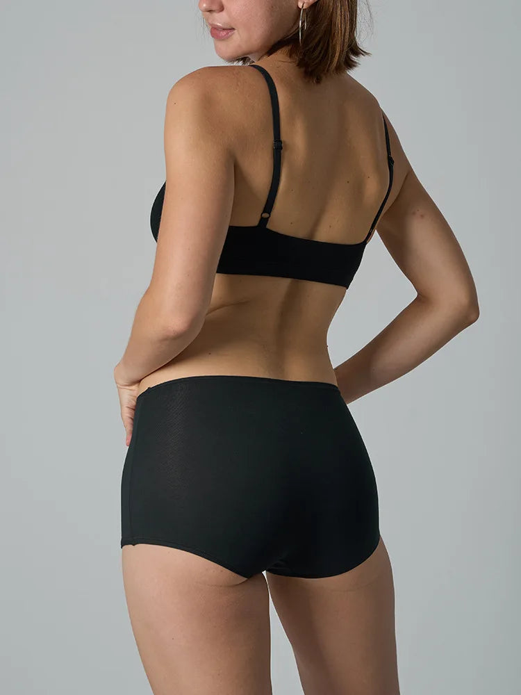 Cotton Bralette Seamless Breathable Underwears Lingerie Sets for Women's Fitness Sports Bras Panties Ladies No Bra Pad Intimate
