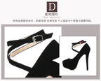 Summer New European American Fashion Cross Ankle Strap High Heels For Women Night Club Party Dress Shoes Comfortable Elegant