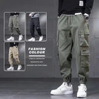 New Winter Lambswool Outdoor Waterproof Cargo Pants Men Warm Casual Pants Men Sportswear Winter Sports Outwear Sweatpants