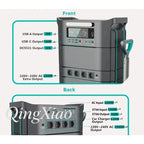Portable Power Station With Lifepo4 Battery Large Capacity Solar Generator For Home Backup Outdoor Camping And Emergency Use