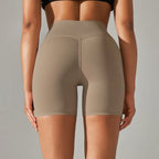 Seamless Yoga Shorts Women Fitness Shorts Running Cycling Shorts Breathable Sports Leggings High Waist Workout Gym Shorts