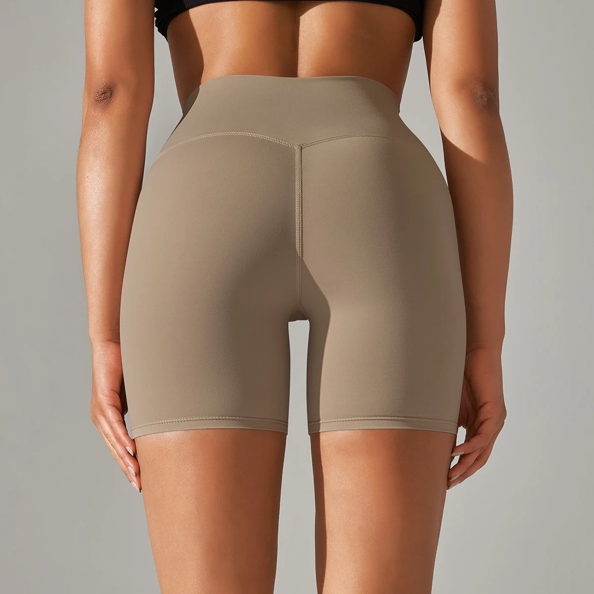 Seamless Yoga Shorts Women Fitness Shorts Running Cycling Shorts Breathable Sports Leggings High Waist Workout Gym Shorts