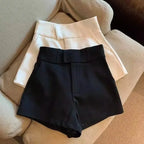 Women Sexy Shorts Mooyufon Black Shorts Women Harajuku Elegance High Waisted Shorts A Line Slim Casual Hot Girl Straight Pants