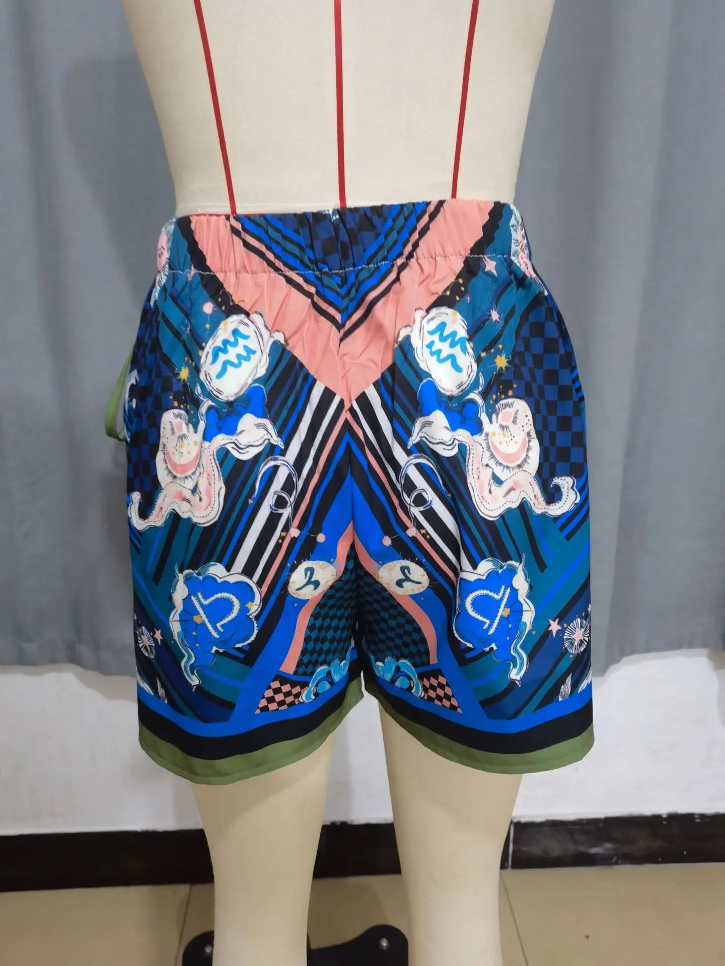 Women's Fashion Minimalist Shorts Tropical Vacation Elegant Casual Printed High Waist Shorts Spring Summer Beach Daily Pants