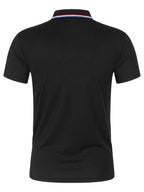 2025 Hot Sale Men's Summer Casual Breathable Comfortable Polo Shirt Men's Solid Color High Quality Short Sleeve T-Shirt