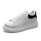 Men's breathable lightweight white shoes spring summer soft-sole comfort walking casual shoes fashion student sports baord shoes