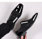 Dress Shoes Man Casual Business Pointed Toe Social Shoe for Men Breathable In Summer Leather Luxury Designer Clothing Low Price