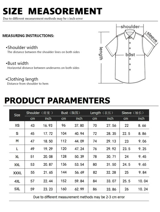 10 colors men's solid color casual shirt wedding outdoor comfortable short-sleeved shirt large size xs-5xl fast shipping