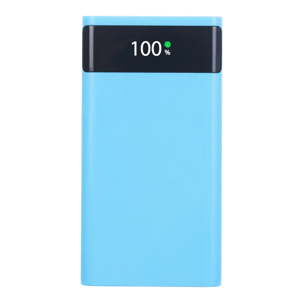 10W 18W 6*18650 Power Bank Battery Box Holder Dual USB Type C Micro 22.5W Fast Charge Shell With Led Lights 18650 Battery Cases