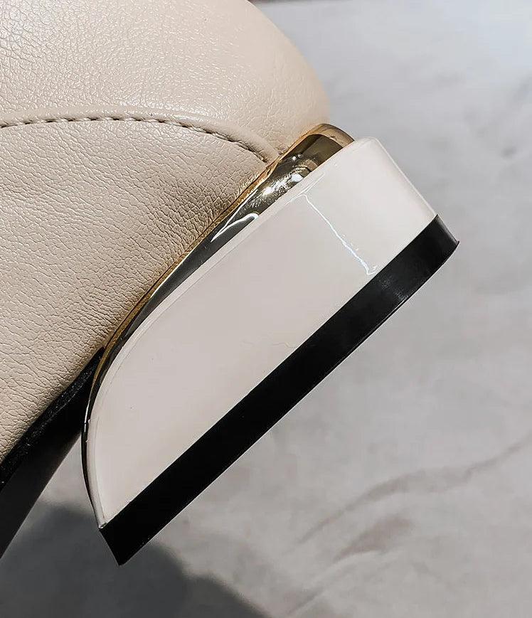 Women's Summer Footwear Square Toe Shoes for Woman 2025 Low Heel Elegant Office Loafers Black Luxury Brand Slip on High Quality