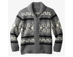 Winter Men's Cardigan Sweaters Fashion Male Knitted Sweater Thermal Warm Coats Casual Man Cashmer Lapel Knitted Jackets Clothing