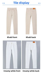2026 Y2k Pants Men Thin Lyocell Spring Summer Classic Korean Youthful Vitality Men's  Jeans Lightweight Stretch Trousers