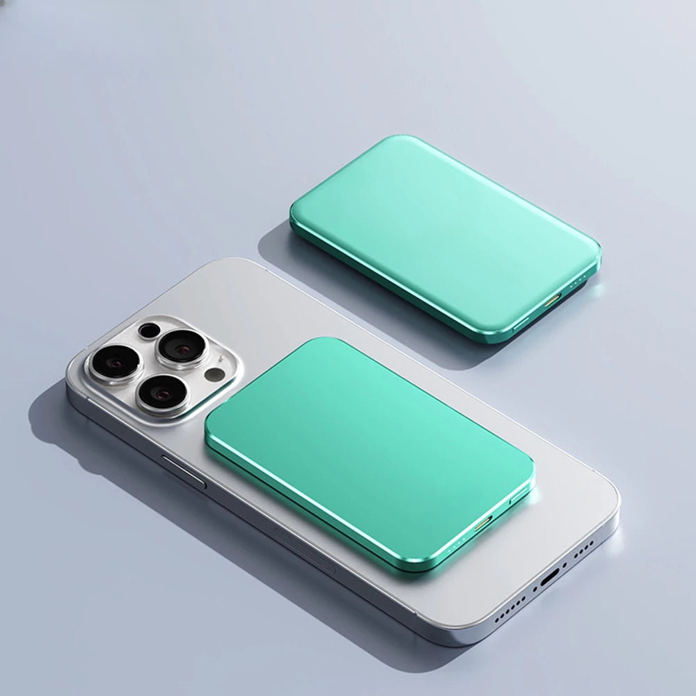Portable Mini Powerbank Magnetic Wireless Power Bank 5000mAh PD20W Spare Battery Charger for MagSafe IPhone Samsung Xiaomi