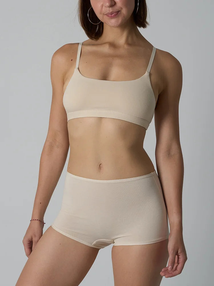Cotton Bralette Seamless Breathable Underwears Lingerie Sets for Women's Fitness Sports Bras Panties Ladies No Bra Pad Intimate